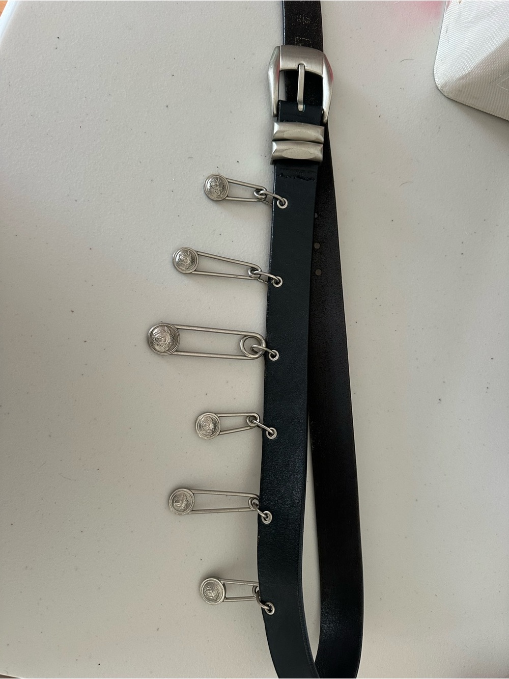 Vintage Gianni Versace Safety Pin Belt